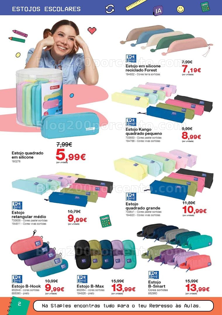 Antevisão Folheto STAPLES Regresso às Aulas Promoções de 17 agosto a 30 setembro